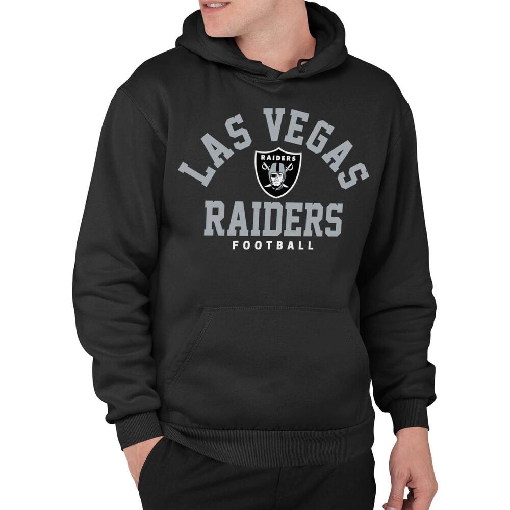 Junk Food NFL Las Vegas Raiders Classic Team Logo Unisex Pullover Hoodie - Size